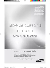 Notice SAMSUNG CTN364N006 Plaque de cuisson