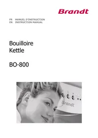 BRANDT BO-800 ROSE VIOLINE - Bouilloire