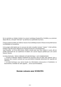 SCHOLTES FA 26.1 ANTH - Cuisinière