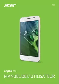Notice COPIC ACERLIQUID Z6 DARK GREY4260350 Téléphone mobile