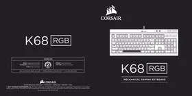 CORSAIR K68 RGB - Clavier