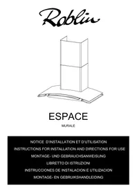 ROBLIN ESPACE VERRE MUR 900 - Hotte aspirante