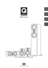 Notice Q-ACOUSTICS QA3050 Enceinte audio