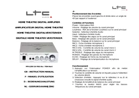 Notice BOOST KS20 Amplificateur audio