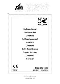 TKGCM 1021B KALORIK