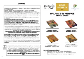 KITCHEN CHEF VKS303-4 SEVEN - Balance de menage
