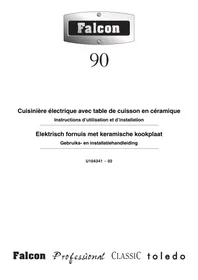 Notice FALCON CLAS 90 NGRG/C EU Cuisinière électrique