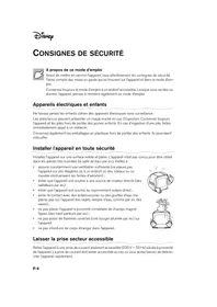 Notice DISNEY MD3722 Micro-ondes