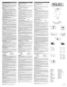 Notice WAHL HOMEPRO100 1395-0466 Tondeuse électrique
