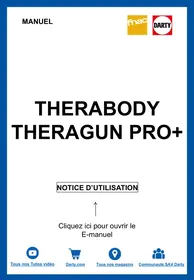 Notice THERABODY THERAGUN PRO+ Appareil de massage