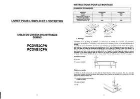 ROSIERES DVE 2 CPN NOIR - Table de cuisson encastrable