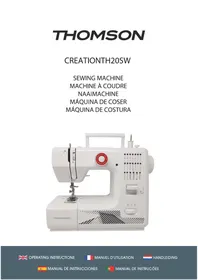 Notice THOMSON CREATION TH20SW Machine à coudre