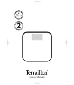 TERRAILLON LOVELY COLORS BLEU - Pèse-personne