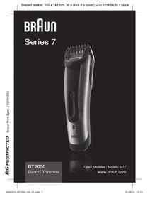 BRAUN HC7390 - Cortadora de césped eléctrica