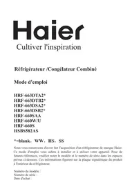 HAIER HRF-660AA - Réfrigérateur