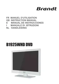 BRANDT B1925WHD LED/DVD BL - Télévision
