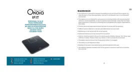 Notice OKOIA IFIT Pèse-personne