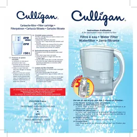 Notice CULLIGAN EP NAVY BLEU Filtre à eau