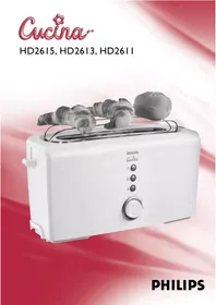 PHILIPS HD261130LILAS - Grille pain