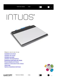 Notice WACOM INTUOS PEN & TOUCH Tablette graphique