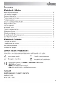FAURE FOB 571 XL INOX - Four
