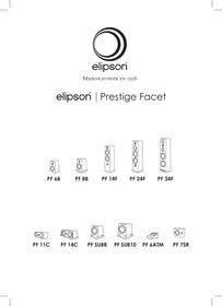 Notice ELIPSON PRESTIGE FACET 6B WPAIR Enceinte audio