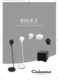 Notice CABASSE EOLE 2 IN-CEILING Enceinte audio