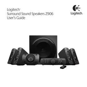 Notice LOGITECH Z906 5.1 EU Enceinte bluetooth
