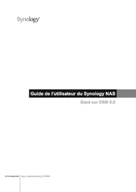 Notice SYNOLOGY DS216I Serveur de stockage réseau