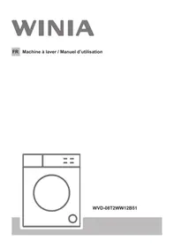 Notice WINIA WVD-08T2WW12B51 Machine à laver