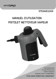 Notice H¥DRO STEAMCLEAN JAUNE Nettoyeur vapeur