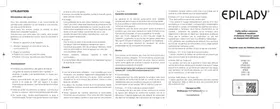 Notice EPILADY EP811-34 Aspirateur