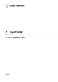Notice AUDI TECNICATH-M50XBT2IB Casque audio