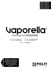 Notice VAPORELLA VN18.35 Poltigenérateur vapeur