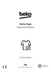 Notice DARTY DM7512GAO Sèche-linge