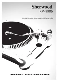 Notice SHERWOOD PM-9906 Tourne-disque