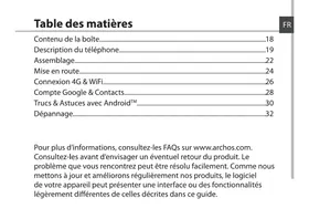 Notice ARCHOS 45 HELIUM LS Téléphone mobile