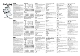 Notice BABYLISS 8993 épilateur électrique