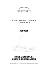 Notice DOMAIR 3503IS INOX Hotte aspirante