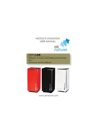 Notice AIR NATUREL DIFFUSAIR ROUGE Diffuseur d'huiles essentielles