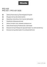 MIELE PFD401LW - Diskmaskiner