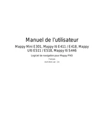 Notice MAPPY MAXI E618 EUROPE GPS / Système de navigation