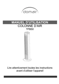 Notice DOMAIR TFB50 Ventilateur