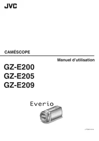 Notice VC GZ-E200 BLACK Caméscope
