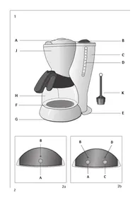 Notice AEG KF2062 Cafetière électrique