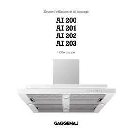 Notice GAGGENAU AI 201-100 Hotte aspirante