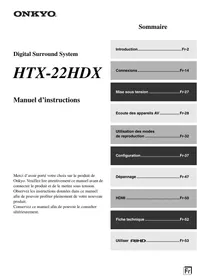 ONKYO HTX-22HDX - Système audio surround