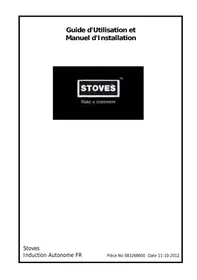 Notice STOVES PSTERG60EIS Plaque de cuisson