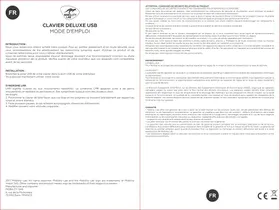 Notice MOBILITY DELUXE CLASSIC Clavier USB
