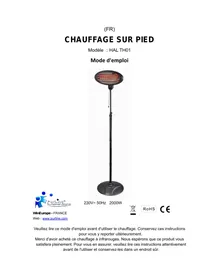 Notice PUR LINE HAL THO1 Chauffage électrique